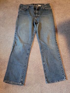 Eddie Bauer Medium Blue Straight-Leg Jeans